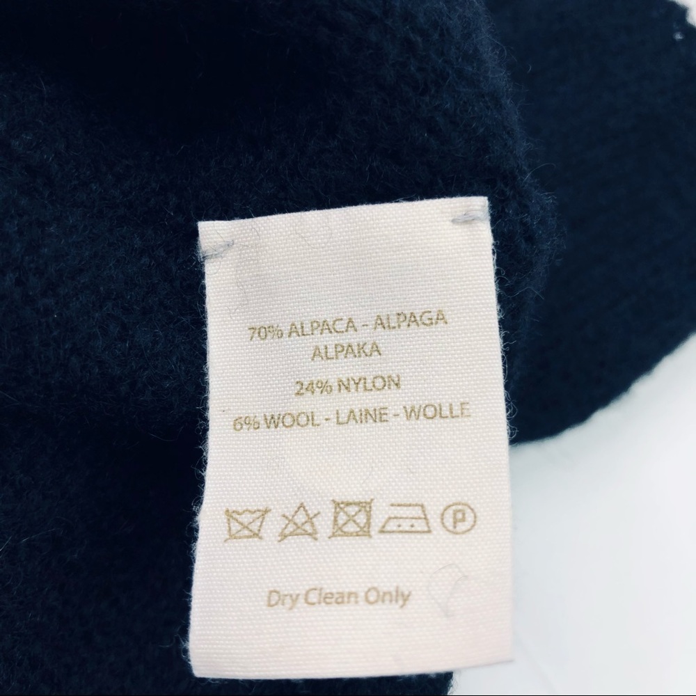 Free People Black Alpaca Blend Tunic Sweater XS - Picture 6 of 11